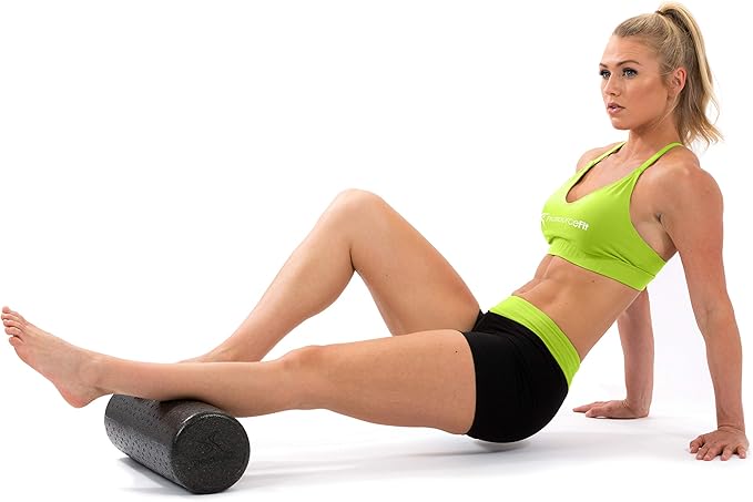 ProsourceFit High Density Foam Rollers 18 to 36 - inches Long, Firm Full Body Athletic Massage Tool for Back Stretching, Yoga, Pilates, Post Workout Muscle Recuperation