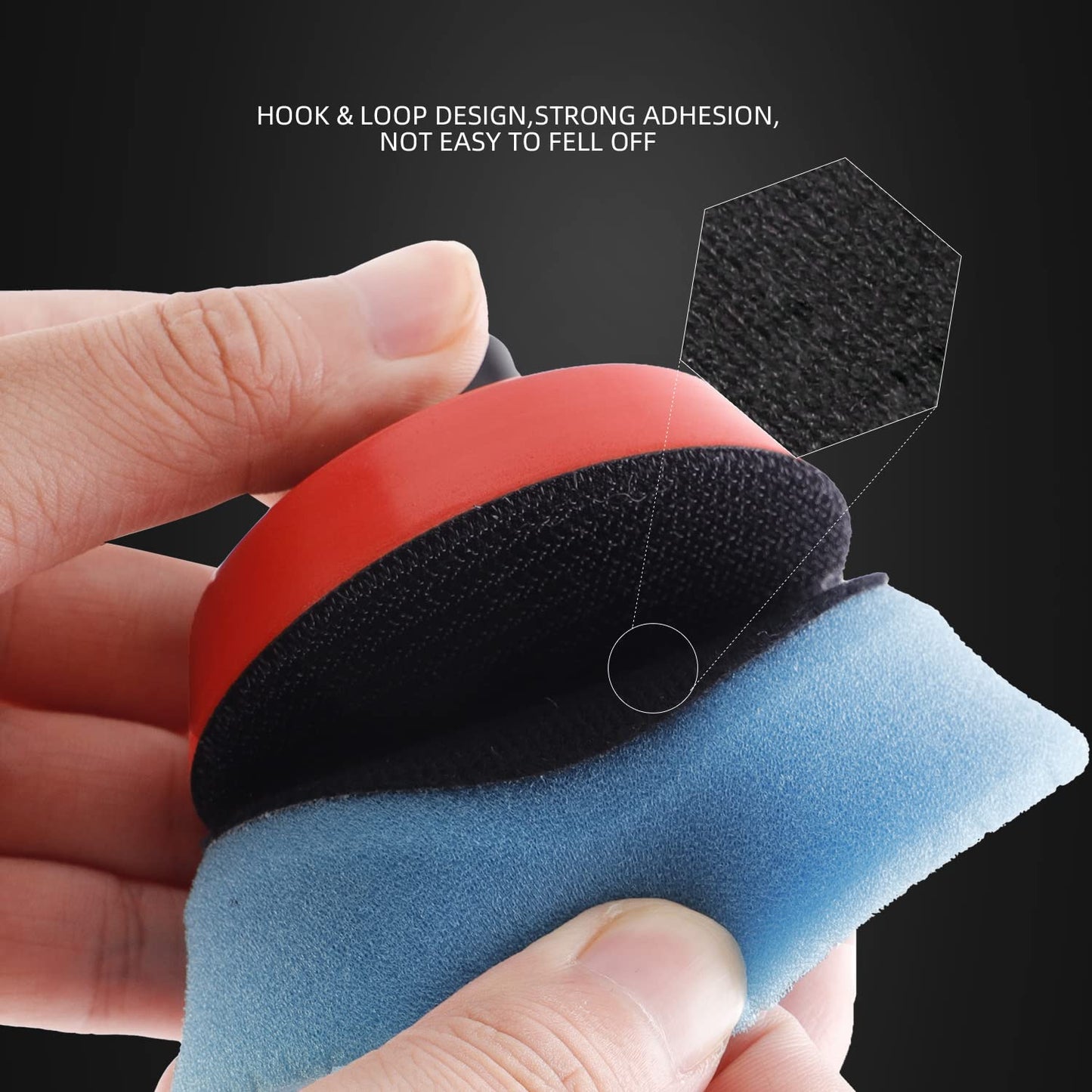 SPTA Drill polishing kit, 11Pcs 3-Inch Buffing Polishing Pads, Car Foam Drill Buffing Pad, Polishing Pads Kit, Car Buffer Polisher Kit Drill Buffing Kit for Car Polishing, Waxing, Sealing Glaze