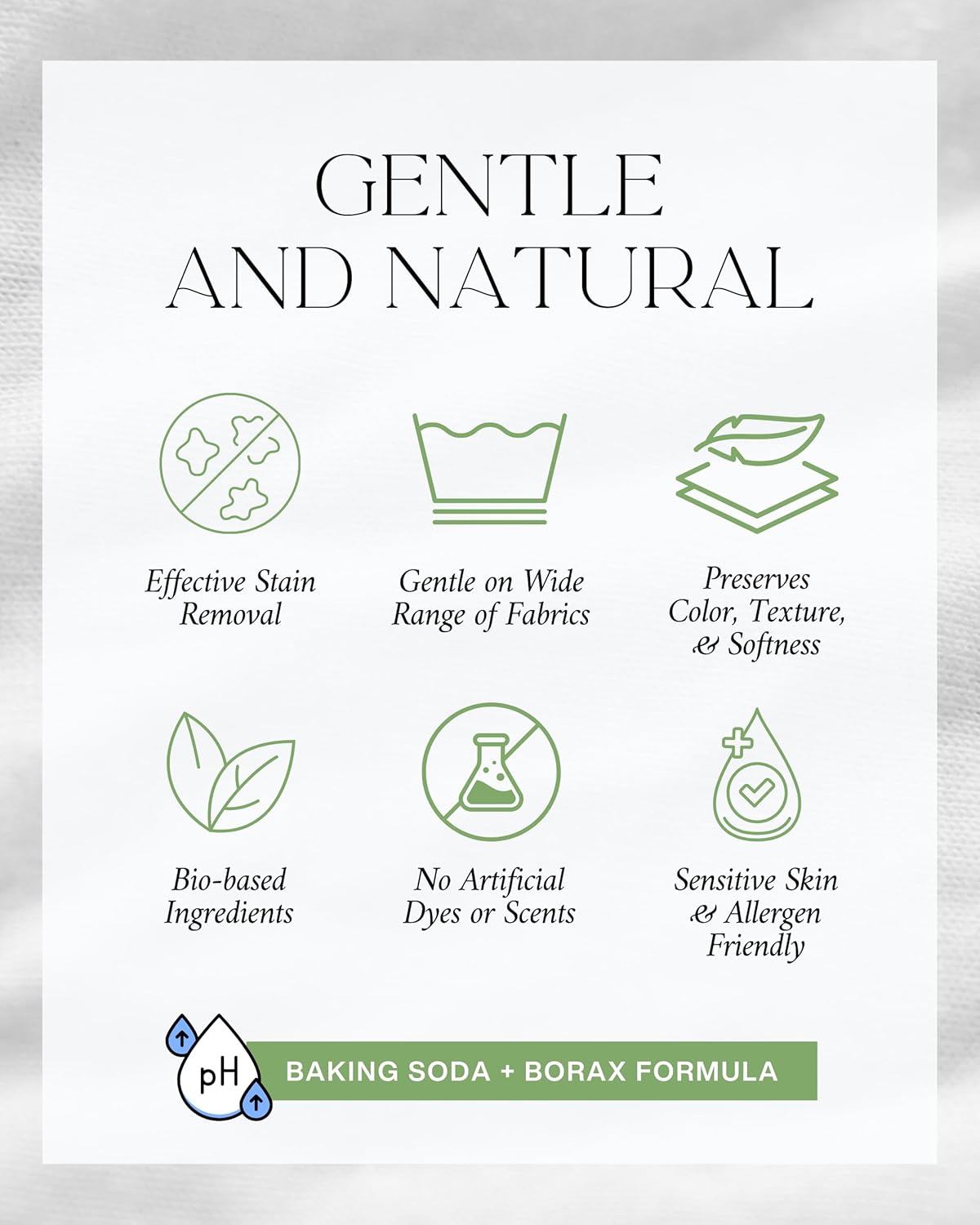 Home 'COTE D'AZUR Laundry Detergent Powder & Laundry Booster – Ultra-Concentrated Marine & Sandalwood Scent – Plant-Based, Stain-Fighting, HE Safe, Gentle on Skin – 32 oz / 64 Loads