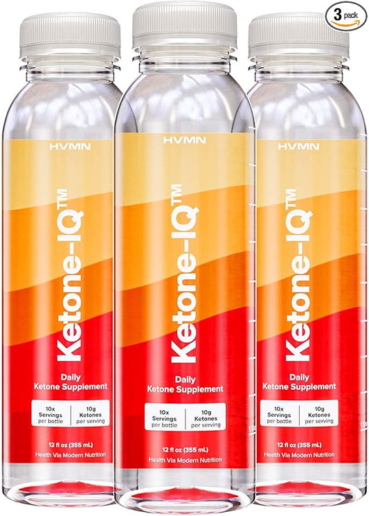 No Caffeine Exogenous Ketone Drink - 1 Month Supply of Caffeine-Free Energy Drinks with 10g Bioidentical Ketones Per Serving - Sugar Free, Salt Free, and All Natural (1 Month Supply)