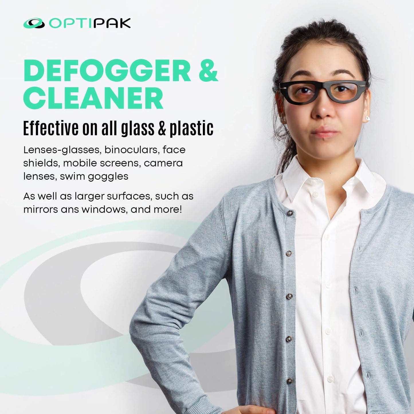 Anti Fog Wipes for Glasses, Binoculars, Face Shields, Ski Masks or Swim Goggles | Pre-Moistened Cleaning Antifog Lens Wipes for Eyeglasses and Defogger for Glasses (250 Count)