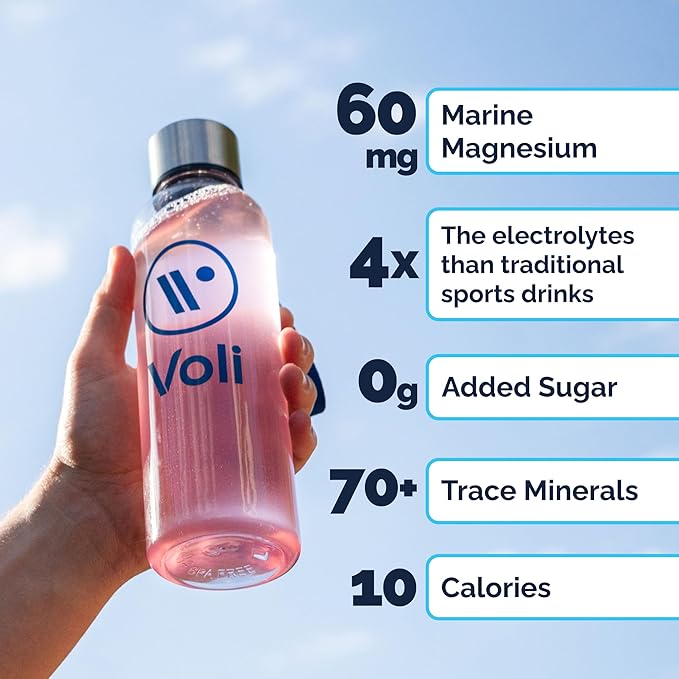 Voli Electrolytes Powder Packets | No Added Sugar Electrolyte Drink Mix for Hydration | Keto & Fasting Friendly, Natural Superfoods & Minerals | Variety Pack, 15-Count