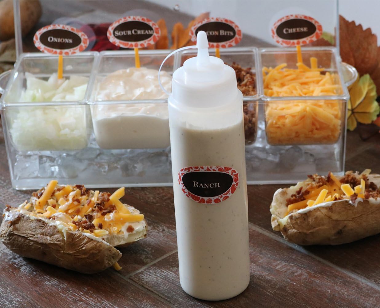 Oaklyn Squirt Bottles 16oz, 6 Pack – BPA-Free Condiment Squeeze Bottles for Sauces, Dressings, Oils, BBQ & Crafts – Durable, Leak-Proof, Easy to Fill & Clean