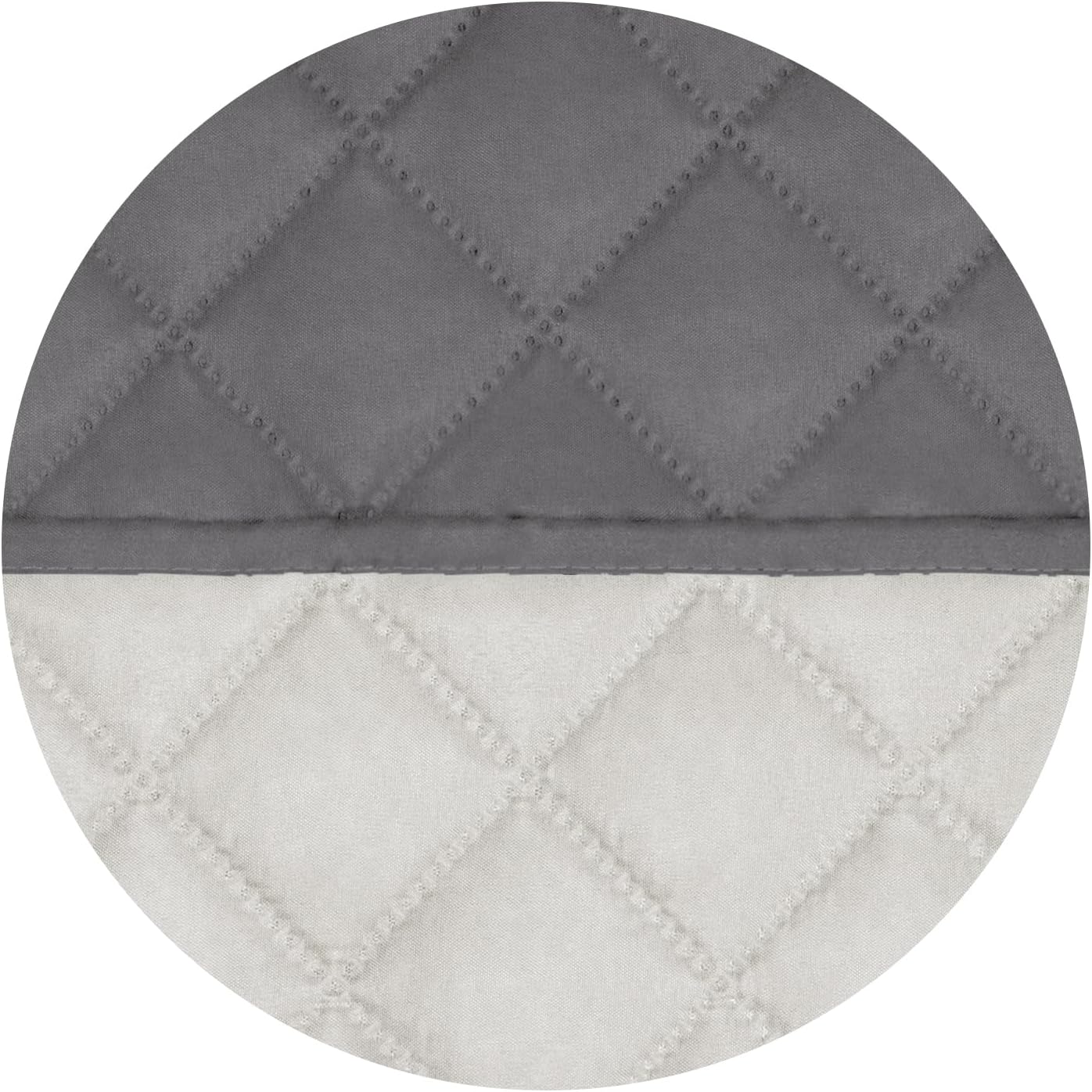 PureFit Reversible Quilted Sofa Cover, Water Resistant Slipcover Furniture Protector, Washable Couch Cover with Non Slip and Elastic Straps for Kids, Dogs, Pets (Recliner, Gray/Ivory)