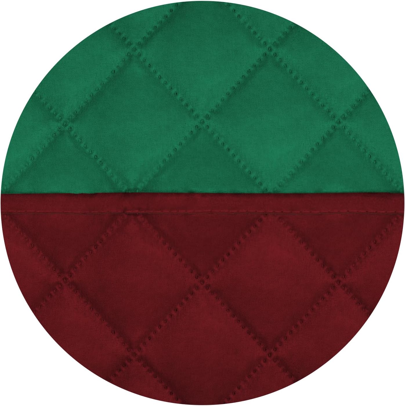 PureFit Reversible Quilted Sofa Cover, Water Resistant Slipcover Furniture Protector, Washable Couch Cover with Non Slip and Elastic Straps for Kids, Dogs, Pets (Chair, Green/Red)