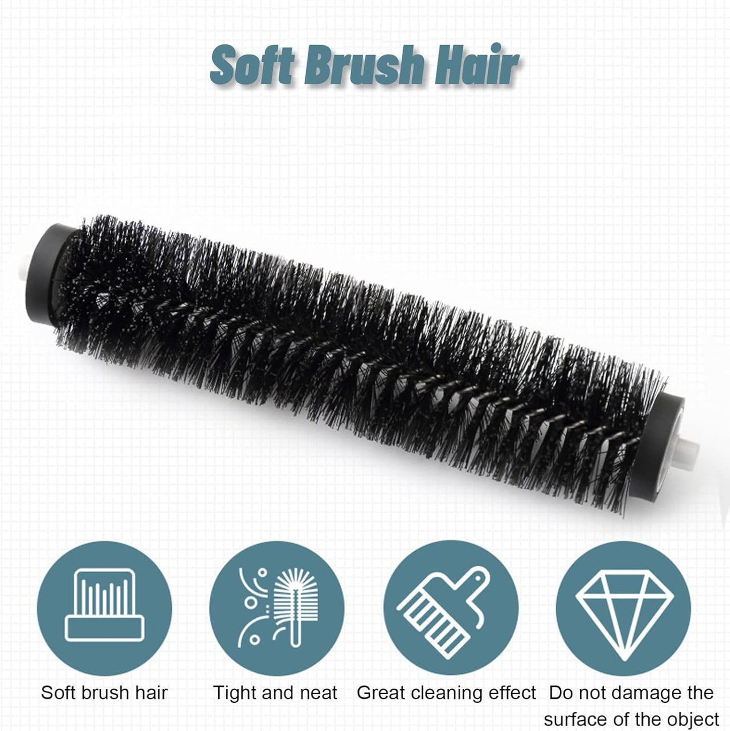 Handheld Crumb Sweeper, Carpet Sweeper Cleaner with Garbage Collection Nutshell Soft Debris Collector, Reusable Table Sweeper for Table, Mat, Bed Sheets, Sofas