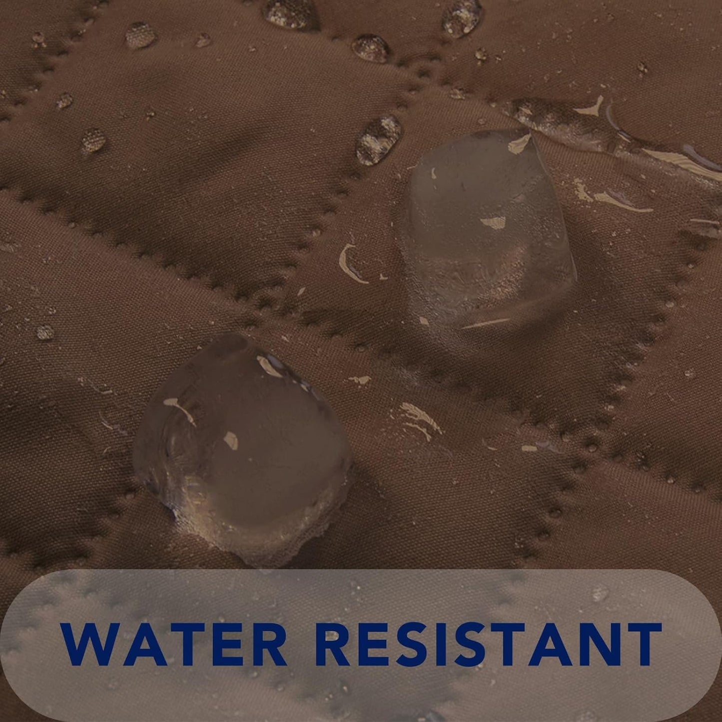 PureFit Reversible Quilted Sofa Cover, Water Resistant Slipcover Furniture Protector, Washable Couch Cover with Non Slip and Elastic Straps for Kids, Dogs, Pets (Recliner, Coffee/Ivory)