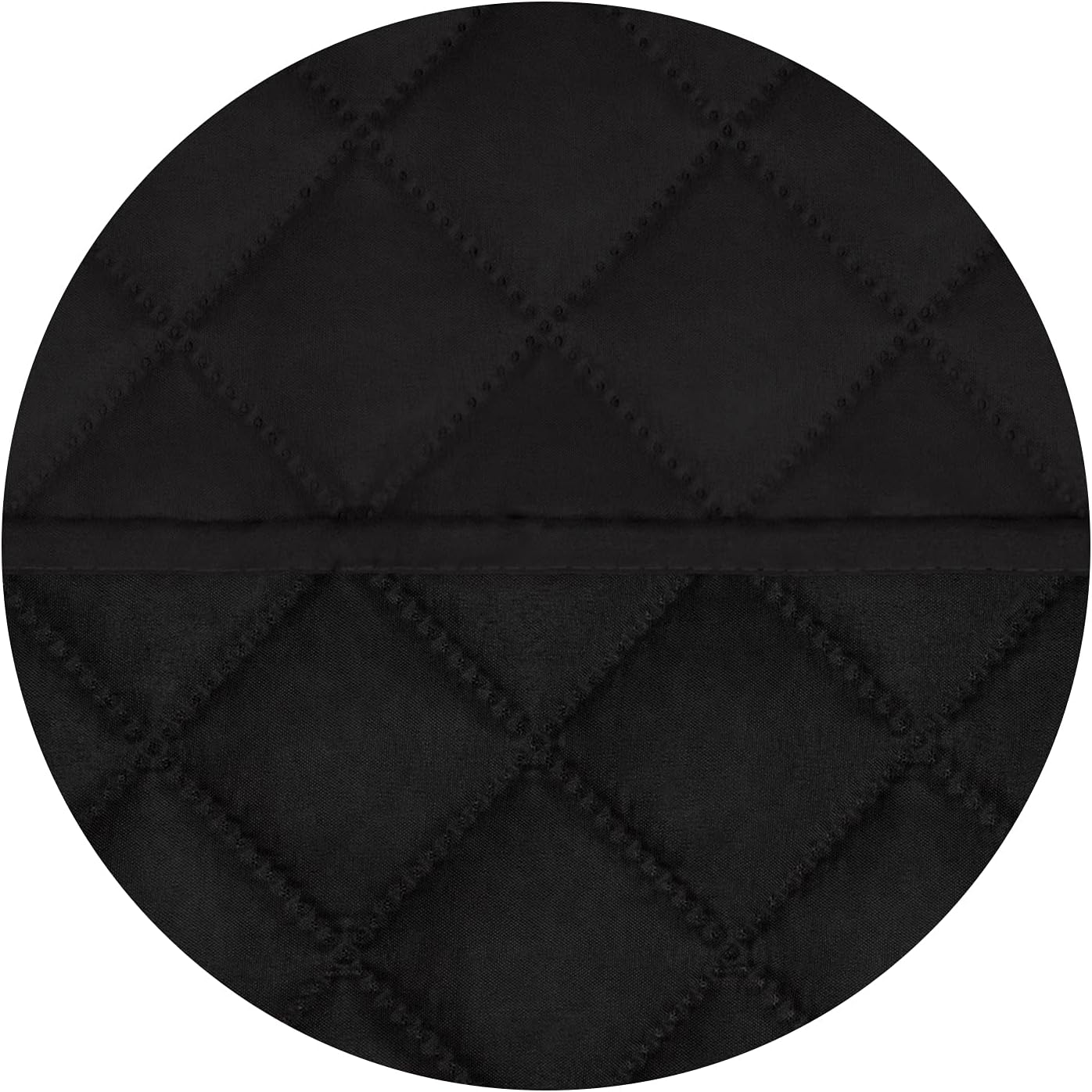 PureFit Reversible Quilted Sofa Cover, Water Resistant Slipcover Furniture Protector, Washable Couch Cover with Non Slip and Elastic Straps for Kids, Pets (Chair, Black/Black)