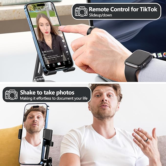 Thin Smart Ring for Fitness & Health Tracking -Heart Rate/Blood Oxygen Monitor, 5ATM Waterproof, Sleep Analysis, Pedometer -No APP Subscription Compatible with Smartphone (Black, 10)