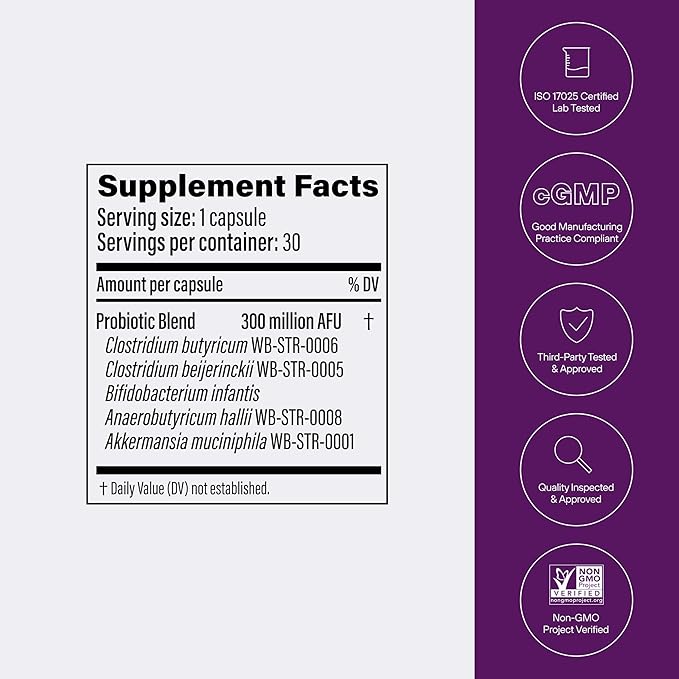 Pendulum Metabolic Daily - Multi-Strain Probiotic with Akkermansia muciniphila to Support Metabolism and Sustain Energy Levels - for Women and Men - 90 Capsules (1 Pack)