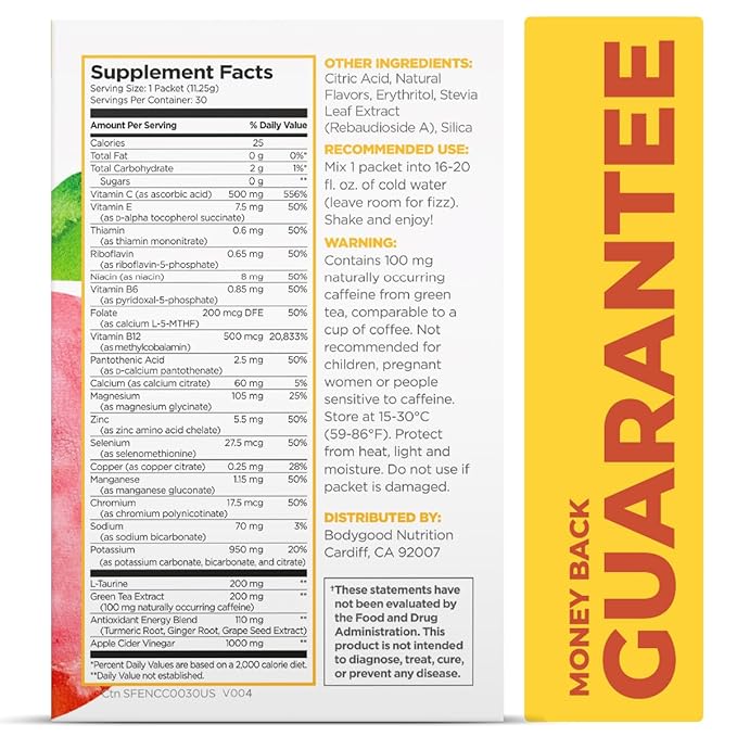 Pureboost Superfoods Clean Energy Booster with Apple Cider Vinegar. Refreshing Energy Drink Mix with 1,000 mg of ACV with The Mother. Sugar-Free, No Sucralose (Cider Crush, 30 Count)