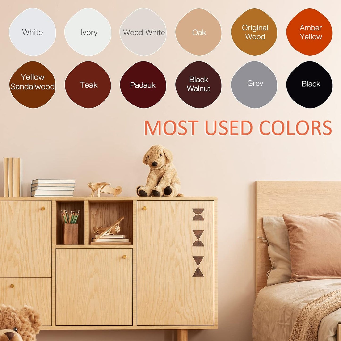 SEISSO Wood Scratch Repair Kit, 12 Colors Wood Filler Putty for Scratches Furniture Markers Touch Up Vinyl Floor Repair Kit - Restore a Finish, Cover Hardwood Scratches, Cracks, Hole, Table, Door