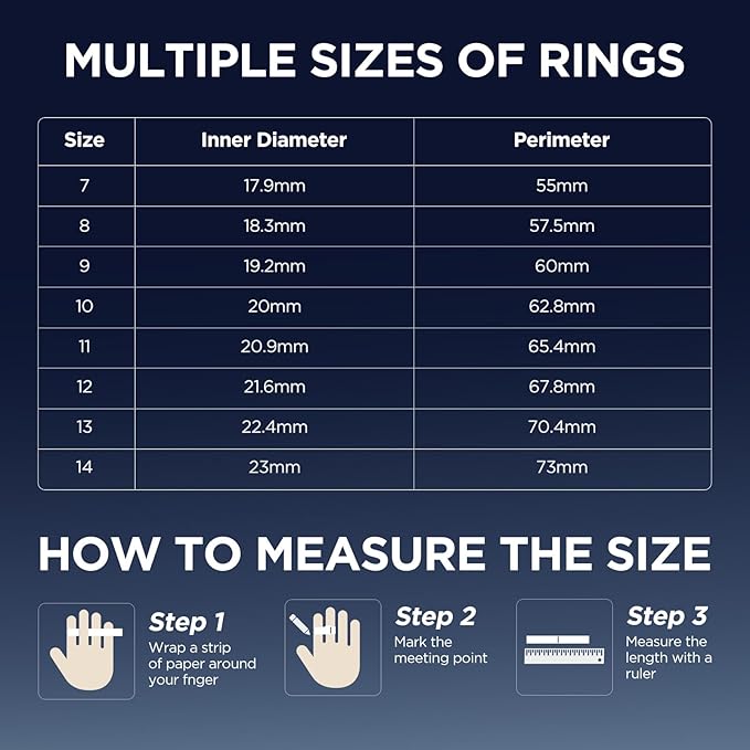 Fitness Tracker, Smart Ring for Women Men, Fitness Ring with Sleep Tracker, 24/7 Heart Rate Monitor, Health Activity Trackers,Step Counter,Calorie Pedometer,No Subscription,for iOS Android(Black,#11)