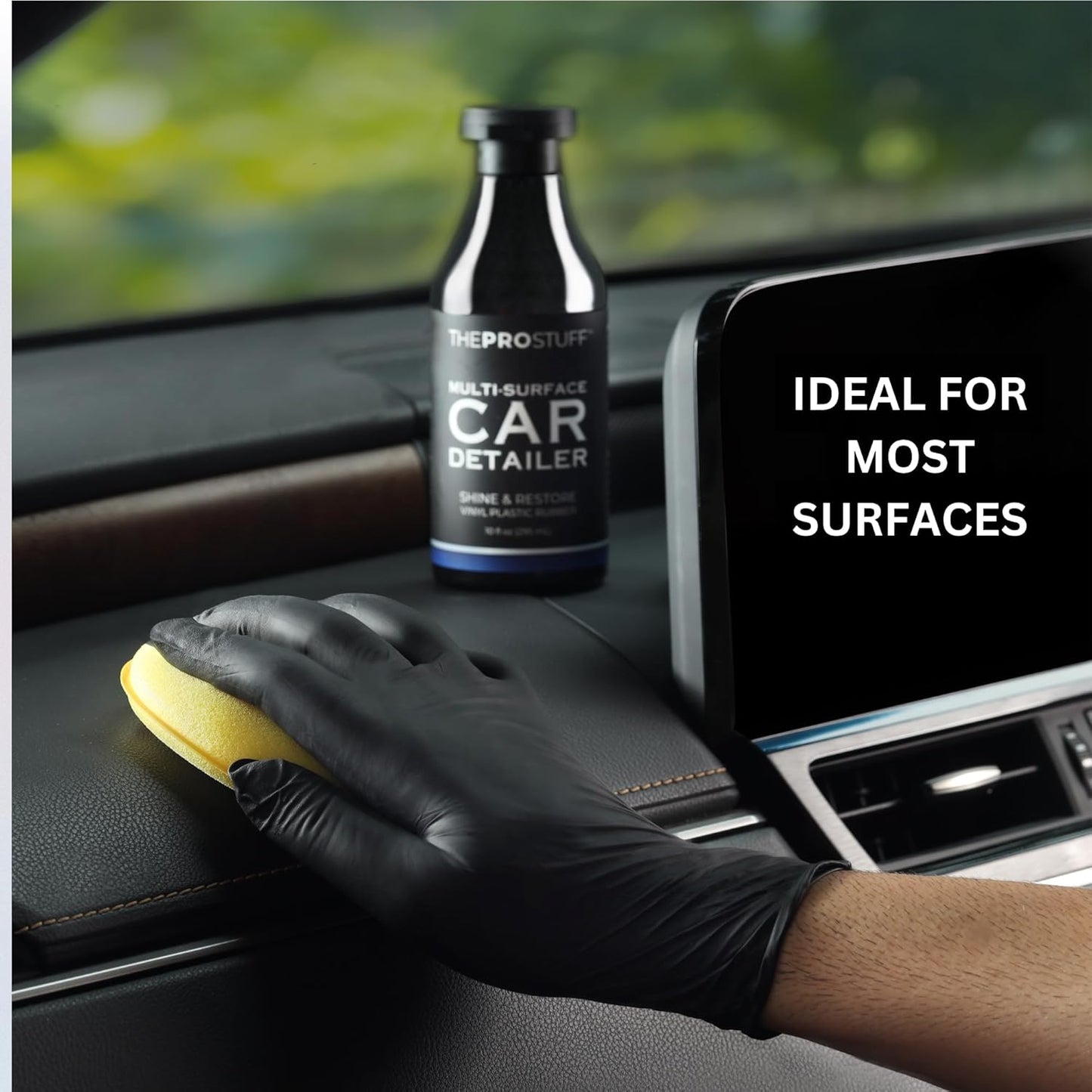 The Pro Stuff® 4” Soft Applicator Foam Pads | Hand Detailing Pads Ideal for Applying Dressings, Polishes, Waxes, and Interior Detailing Products | Detailing Accessory | 8 Pack