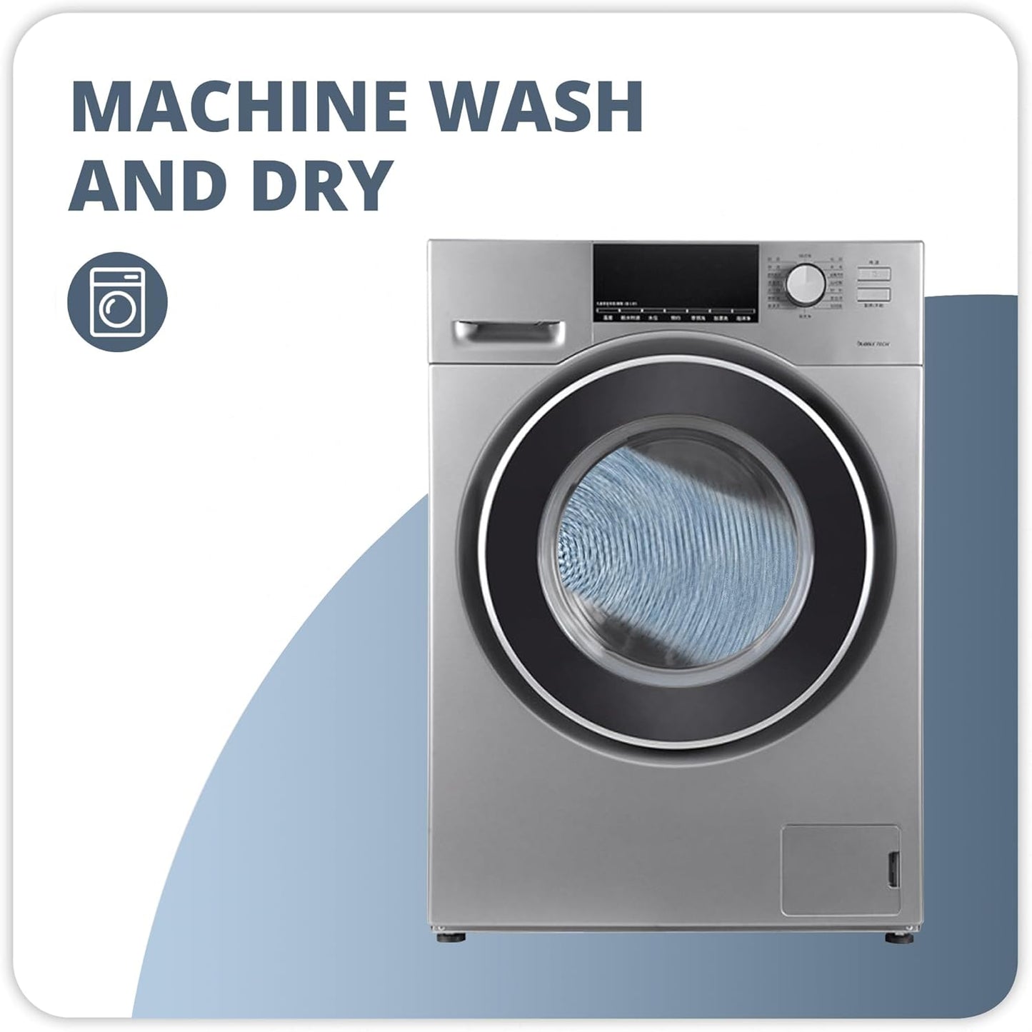 Bath Mat,Ultra Thin Bathroom Rugs,Rubber Bath Mats for Bathroom,No Slip Bath Rugs,Quick Dry,Machine Washable,Low Pile,Absorbent,Shower Outside,Sink,Home Decor Accessories.Blue,1'5"x2'3"(2 Pack)