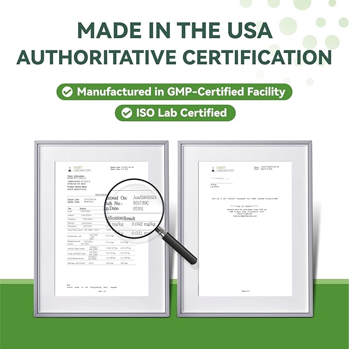 Moringa Capsules 1000mg, Moringa Leaf Extract 10:1, Energy, Sleep, Immune & Gut Health, Veg Capsules 60 Count, All-Natural, Non-GMO, Made in The USA