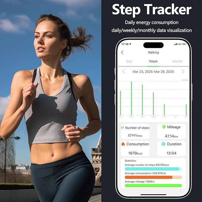 Thin Smart Ring for Fitness & Health Tracking -Heart Rate/Blood Oxygen Monitor, 5ATM Waterproof, Sleep Analysis, Pedometer -No APP Subscription Compatible with Smartphone (Black, 10)