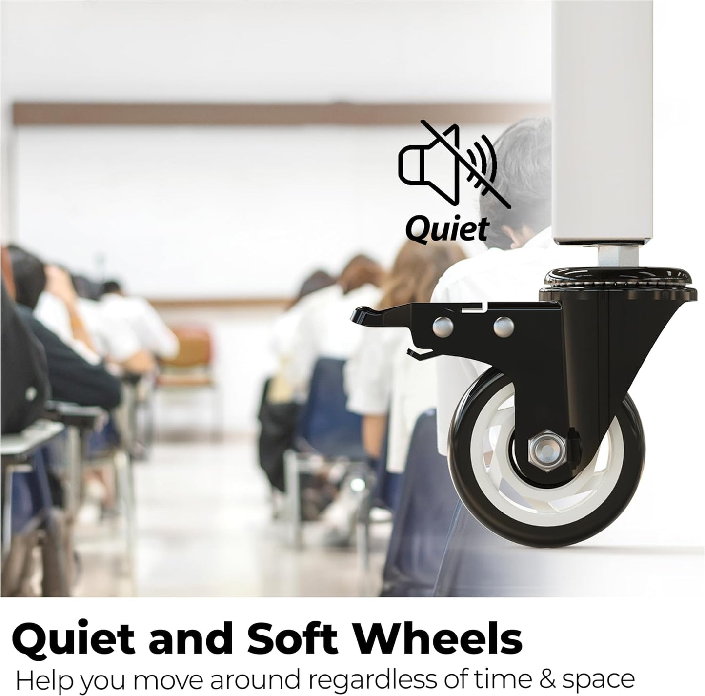 HOMEDANT House White 5-Tier Metal Rolling Cart Shelf Rack Casters Heavy Duty Wheel Shelving Unit Adjustable Utility Storage Shelves Organizer Shelf Kitchen Garage 36.2" W x 16.5" D x 69.5" H 3Pack