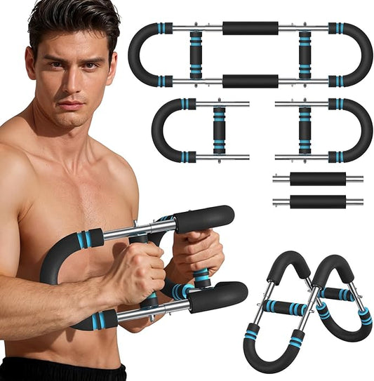 Twister Arm Trainer Adjustable 60-85-110lbs Forearm Strengthener Chest Clip Muscle Resistance Exercise Equipment for Man
