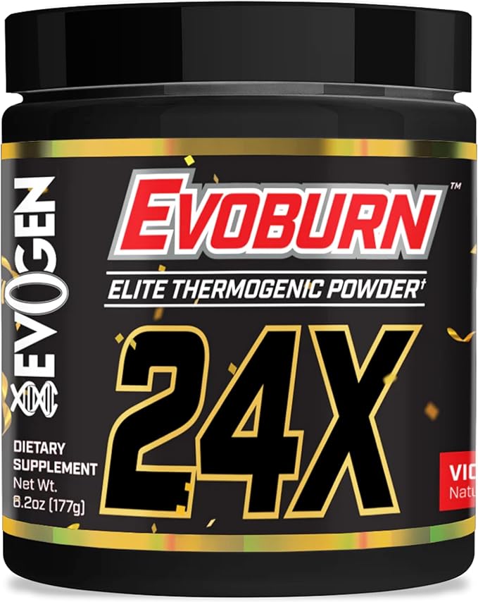 Evogen Evoburn - Thermogenic Fat Burner for Men & Women | Energy, Focus, & Appetite Control | Advanced Metabolism Booster Fat Burner Formula with MitoBurn & Caffeine | Victory Punch | 30 Servings