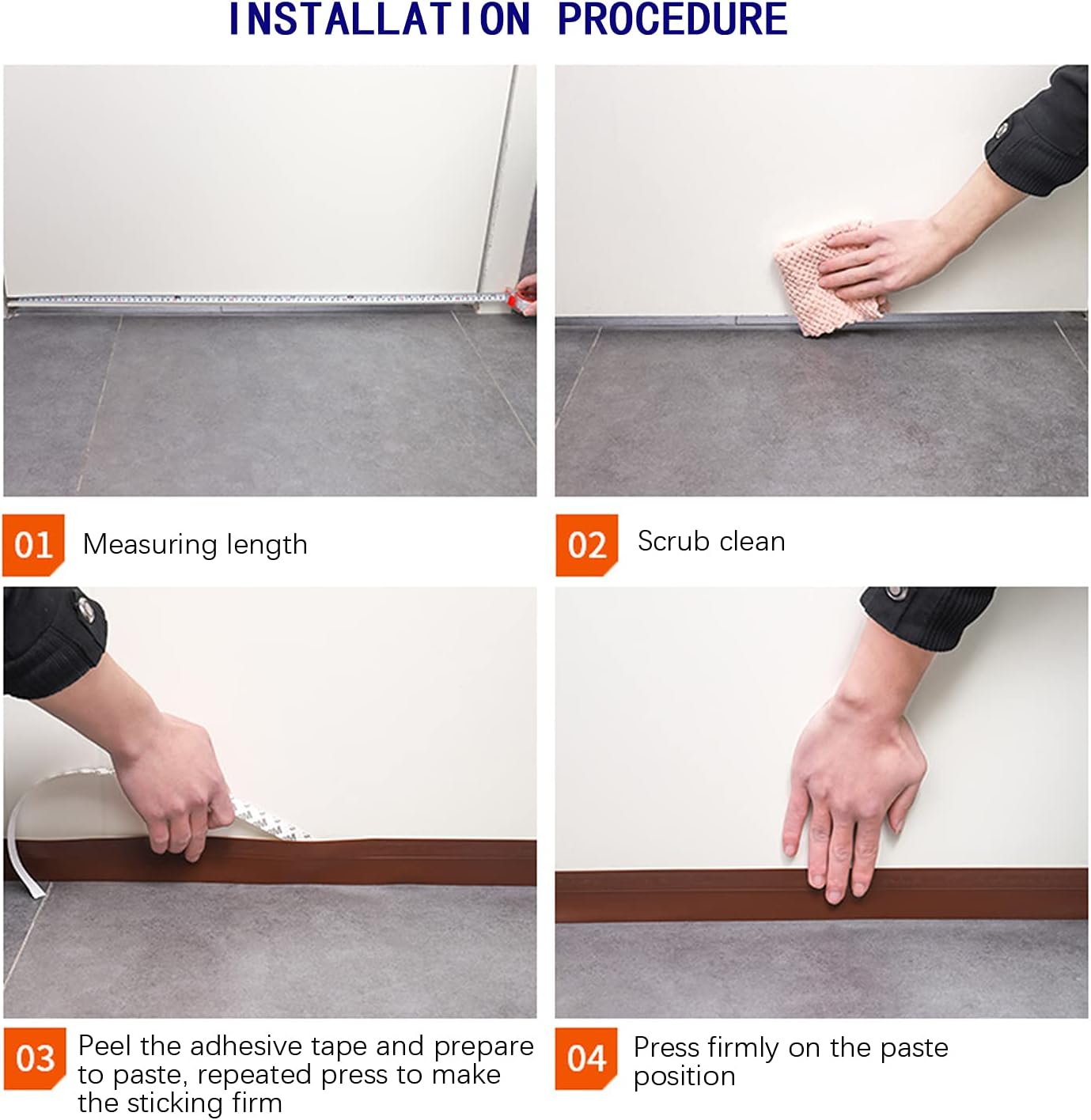 TAROSE Weather Stripping, 33 Feet, Transparent, 45MM, Silicone, Door Seal, Window Seal