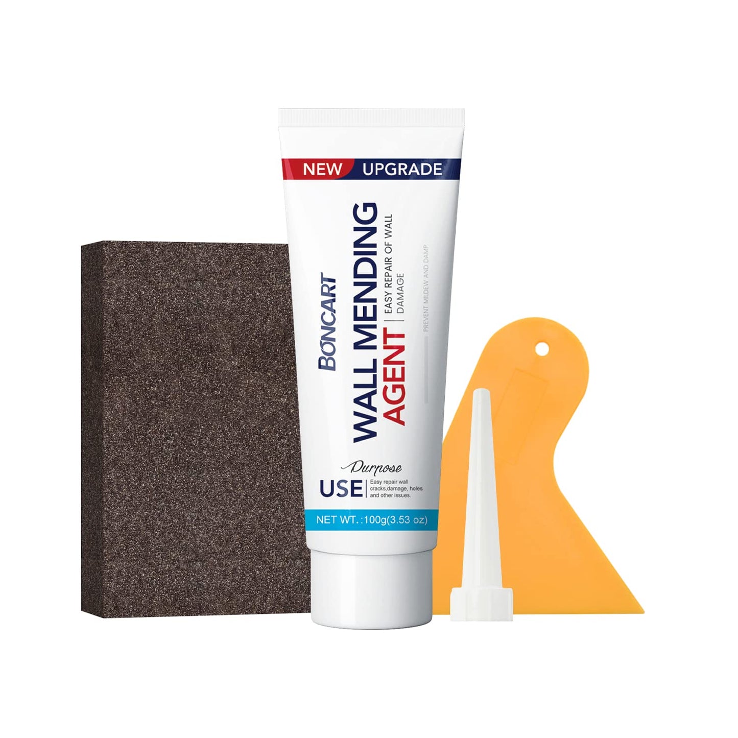 Spackle Wall Repair Kit,Drywall Repair kit,Wall Mending Agent Putty with Scraper,Plaster Wall Repair Paste for Wall Crack/Nail Hole/Graffiti,Wall Surface