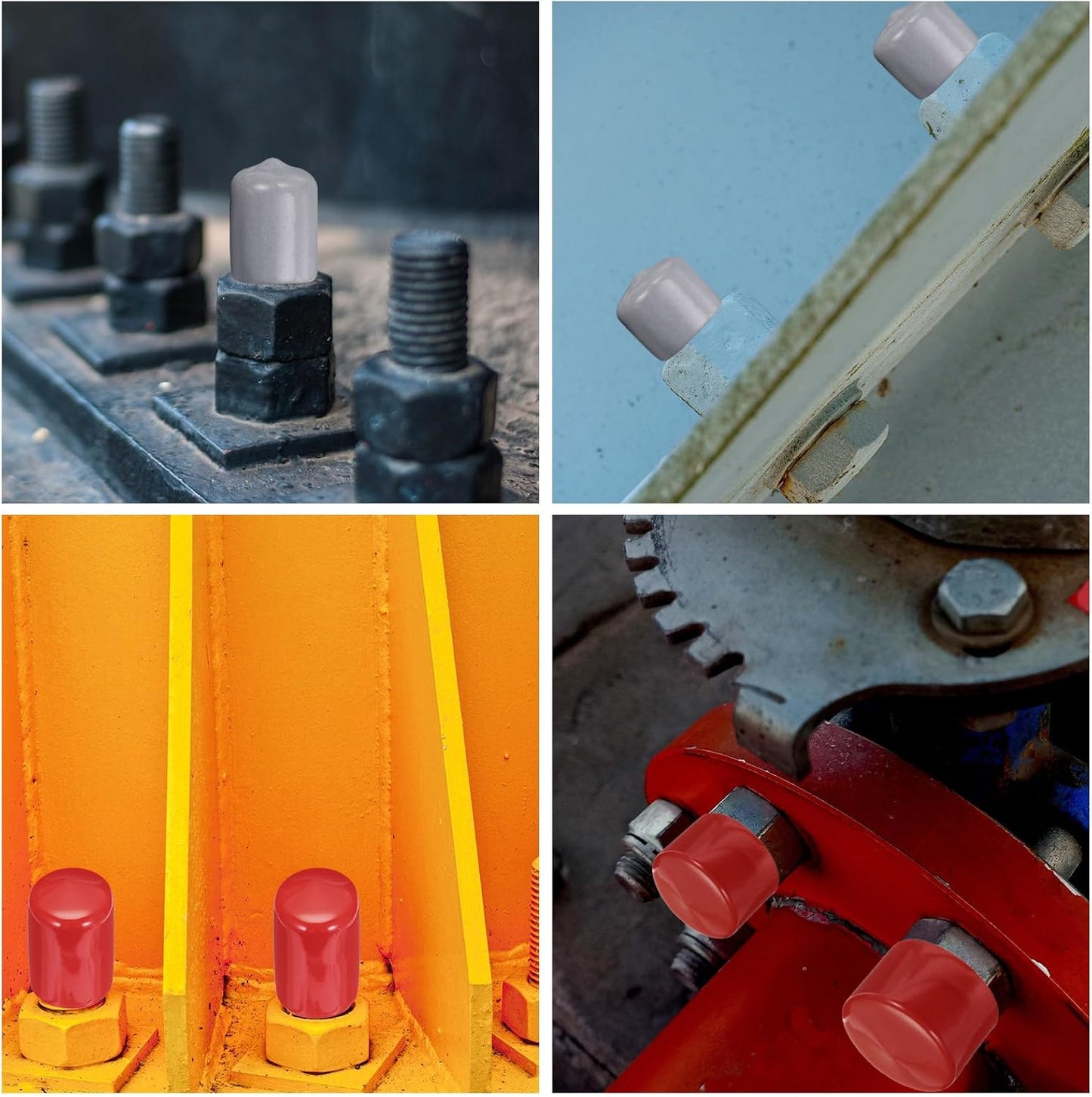 uxcell 20pcs Rubber End Caps 50mm(2 Inch) ID Vinyl PVC Round Tube Bolt Cap Cover Screw Thread Protectors Dark Green