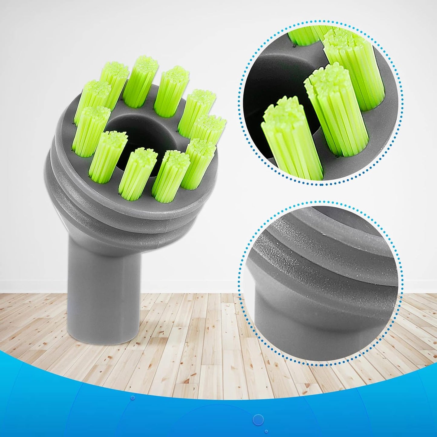 KEEPOW Steam Shot Attachments Compatible with Bissell SteamShot Hard Surface Steam Cleaner 39N7V 39N7A 2994B, Replacement Parts Accessories (8 Pack)