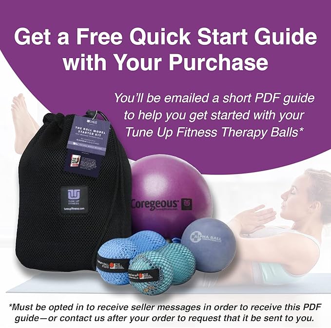 Tune Up Fitness – Coregeous Ball | Psoas Release Tool, Abdominal, Belly & Lower Back Release | Core Ball, Exercise Ball for Low Back, Stress & Digestive Relief, Improved Breathing & Sleep (Iris)