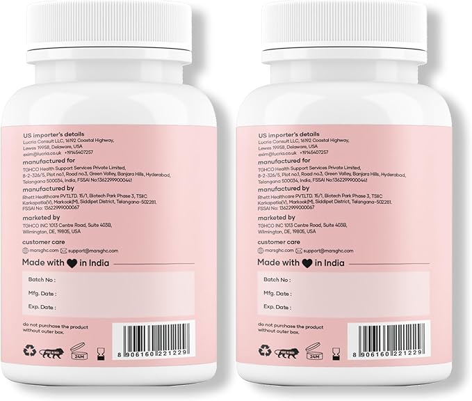 Mars BurnIt Capsules | Enriched with Psyllium Husk, Moringa & Dandelion Root | Supports Digestion, Detox & Weight Management (Pack of 2)