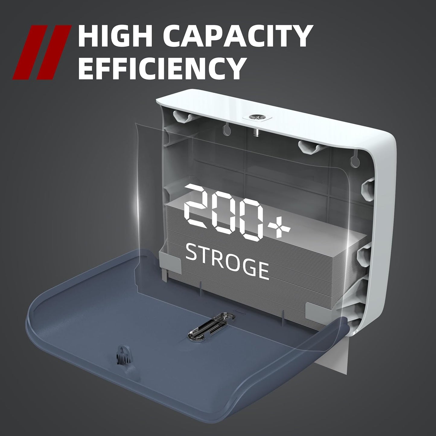 Hand Towel Dispenser for Bathroom Pack of 3 Compact Size Suitable Paper Towels Nail Free Install Or Nail Mount Installation