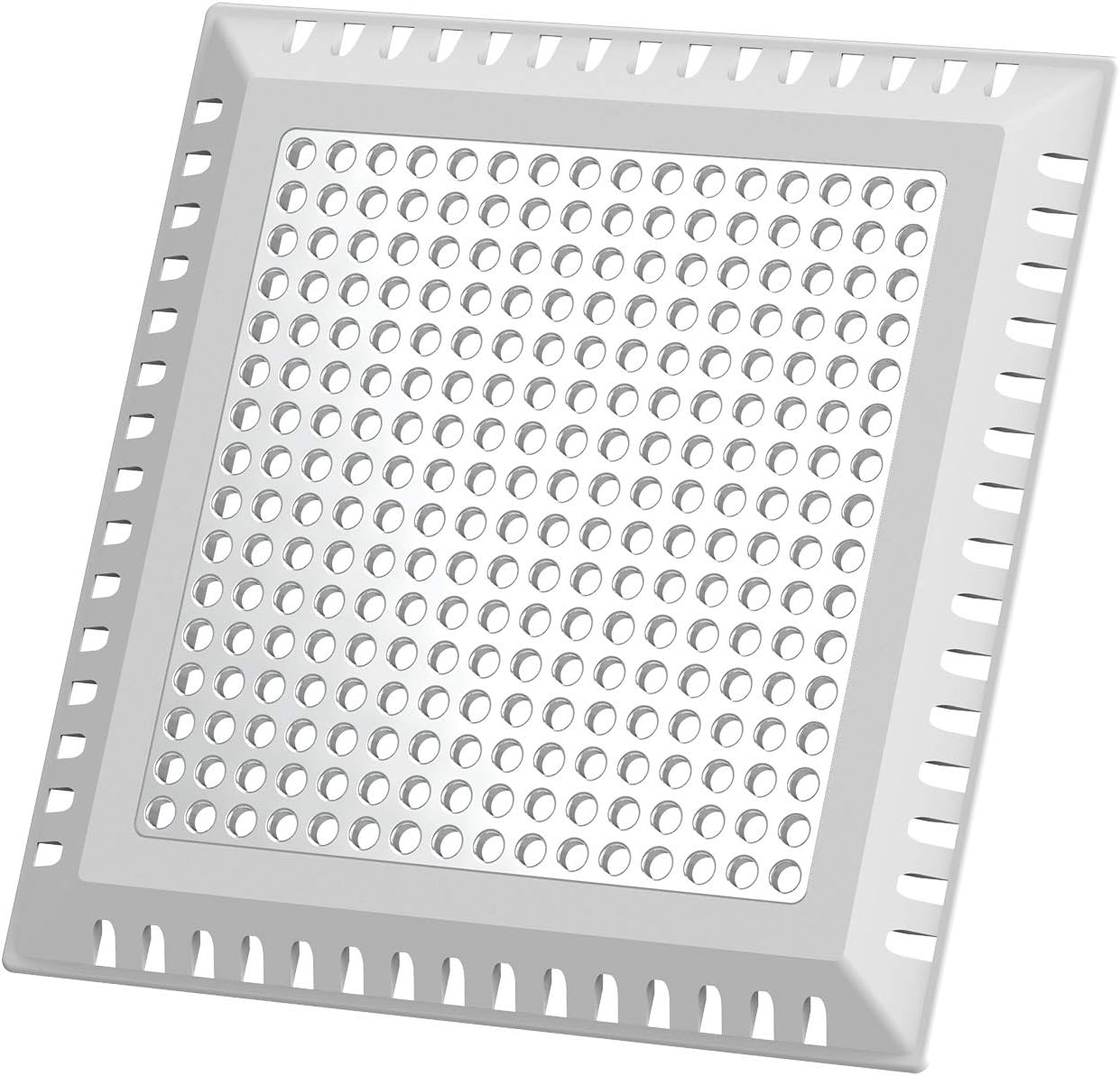 Hair Catcher/Drain Strainer/Shower Drain Cover for Bathroom Floor Drain, Stainless Steel and Silicone (Patented Product)