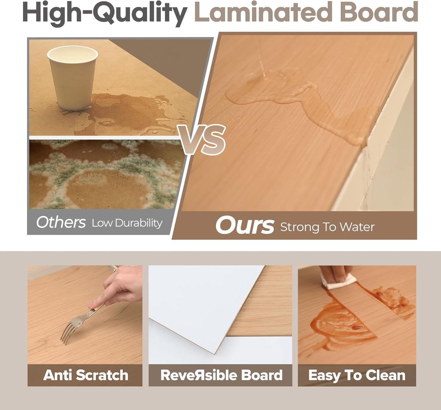 HOMEDANT House 5-Tier Laminated Metal Shelving Unit Adjustable Storage Utility Rack Heavy Duty Shelves Organization Multipurpose Shelf Kitchen Garage Pantry Closet 2Pack