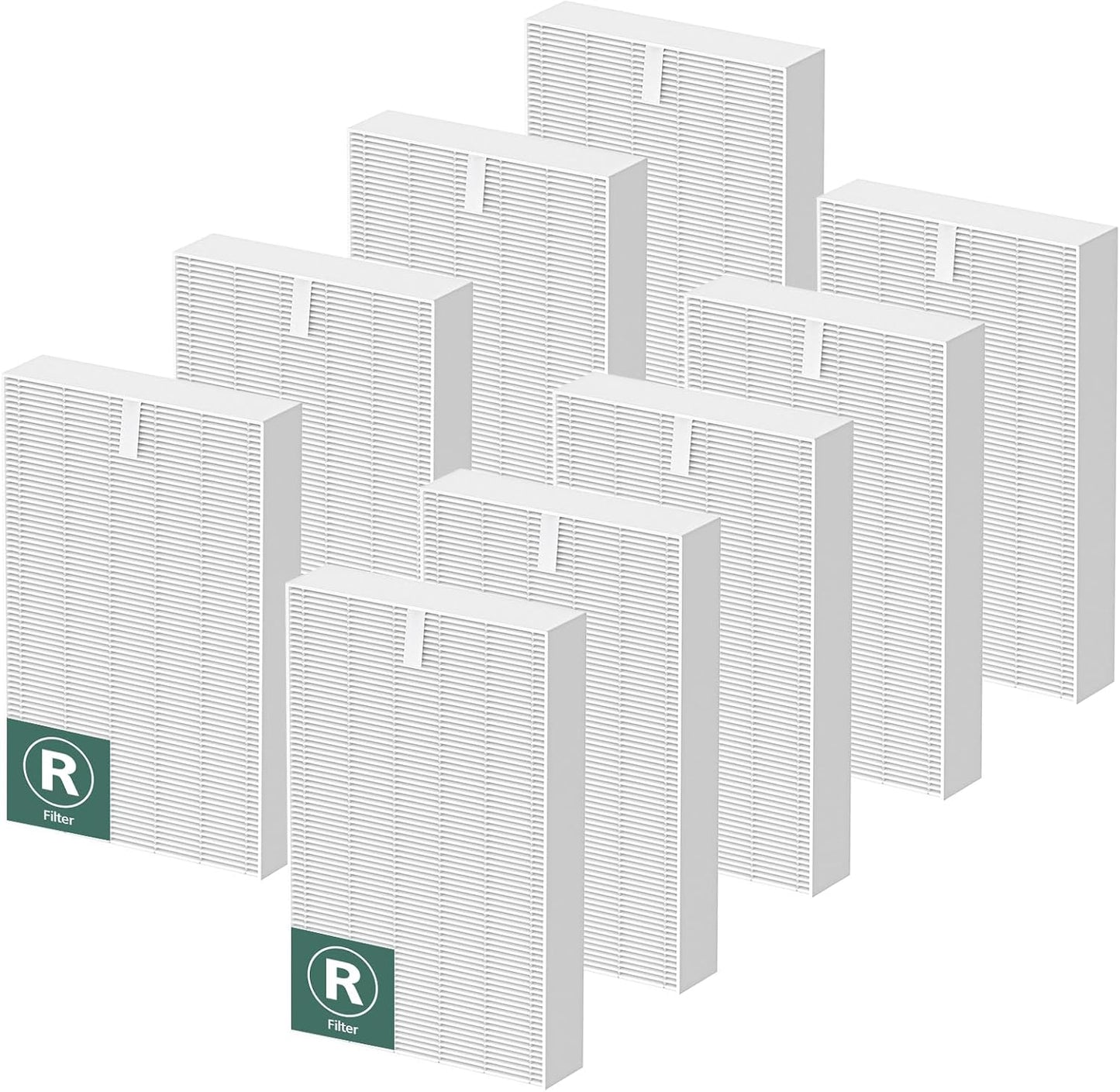 HPA300 HEPA Air Purifier Filter R for Honeywell Air Purifier HPA100/200/300 and 5000 Series, 9 Pack HEPA Filter Compatible with Honeywell R Filter (HRF-R3 & HRF-R2 & HRF-R1)