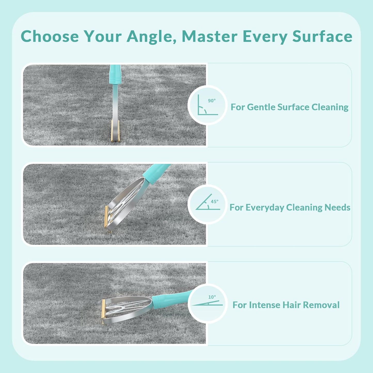 220mm-Blade-LINTPLUS Pet Hair Remover Max for Large Areas x2 Bigger Than Pro(Dog Hair Remover) - Deep Cleaner Pro Cat Hair Remover Multi Fabric Pet Hair Removal Tool&Carpet Rake