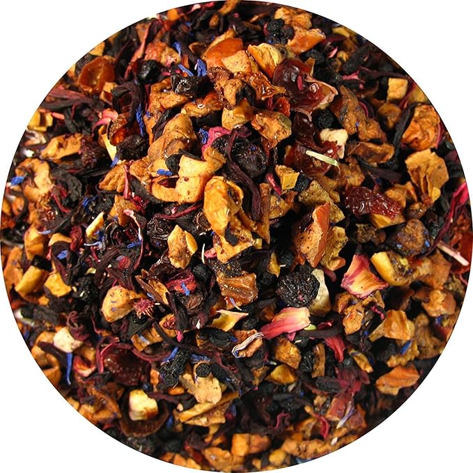 Yummy Fruit Tea, Natural blend of caffeine free dried fruits and herbs– 3.50 Oz Bag