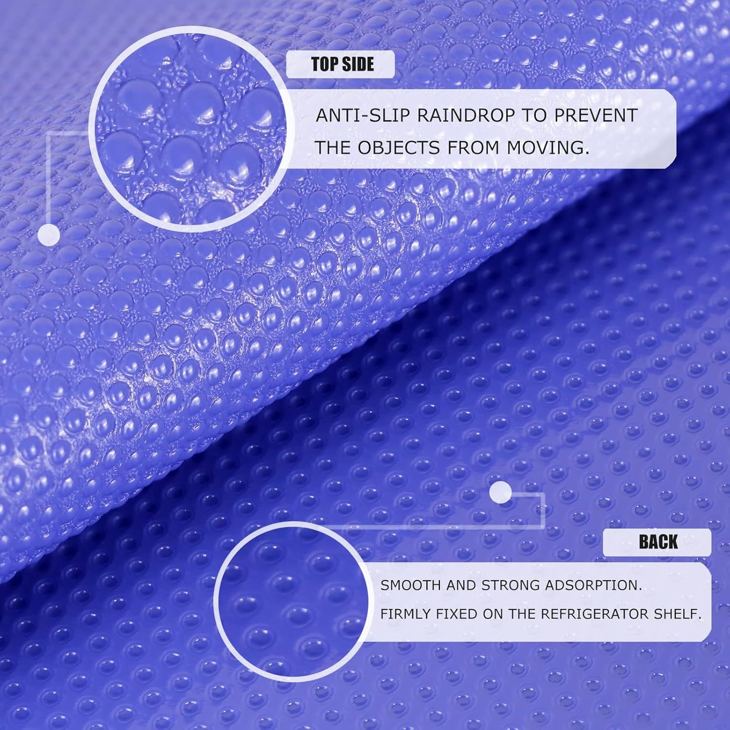 24Pcs Refrigerator Liners, Washable Fridge Liner Mats Covers Pads for Glass Shelf Cupboard Cabinet Drawer Home Kitchen Accessories Organization (Purple)