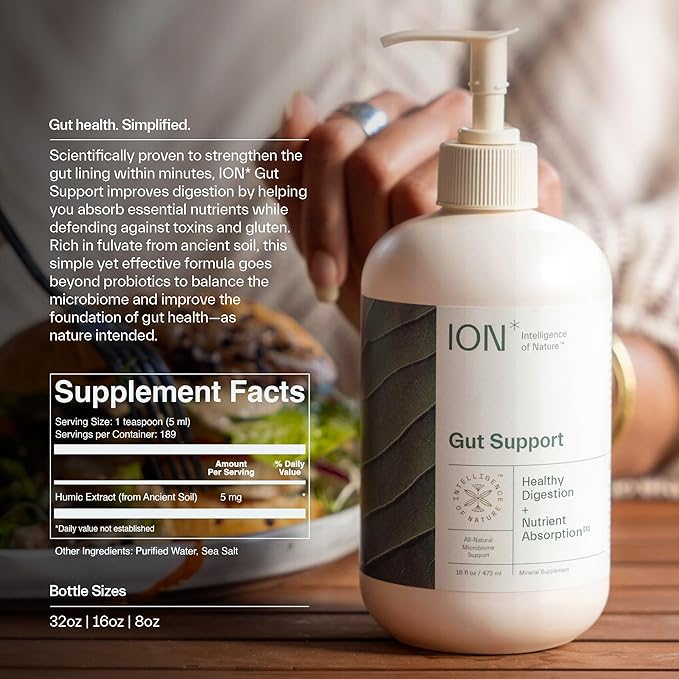 ION* Intelligence of Nature Gut Support | Promotes Digestive Wellness, Strengthens Immune Function, Alleviates Gluten Sensitivity, Enhances Mental Clarity (16 oz.)