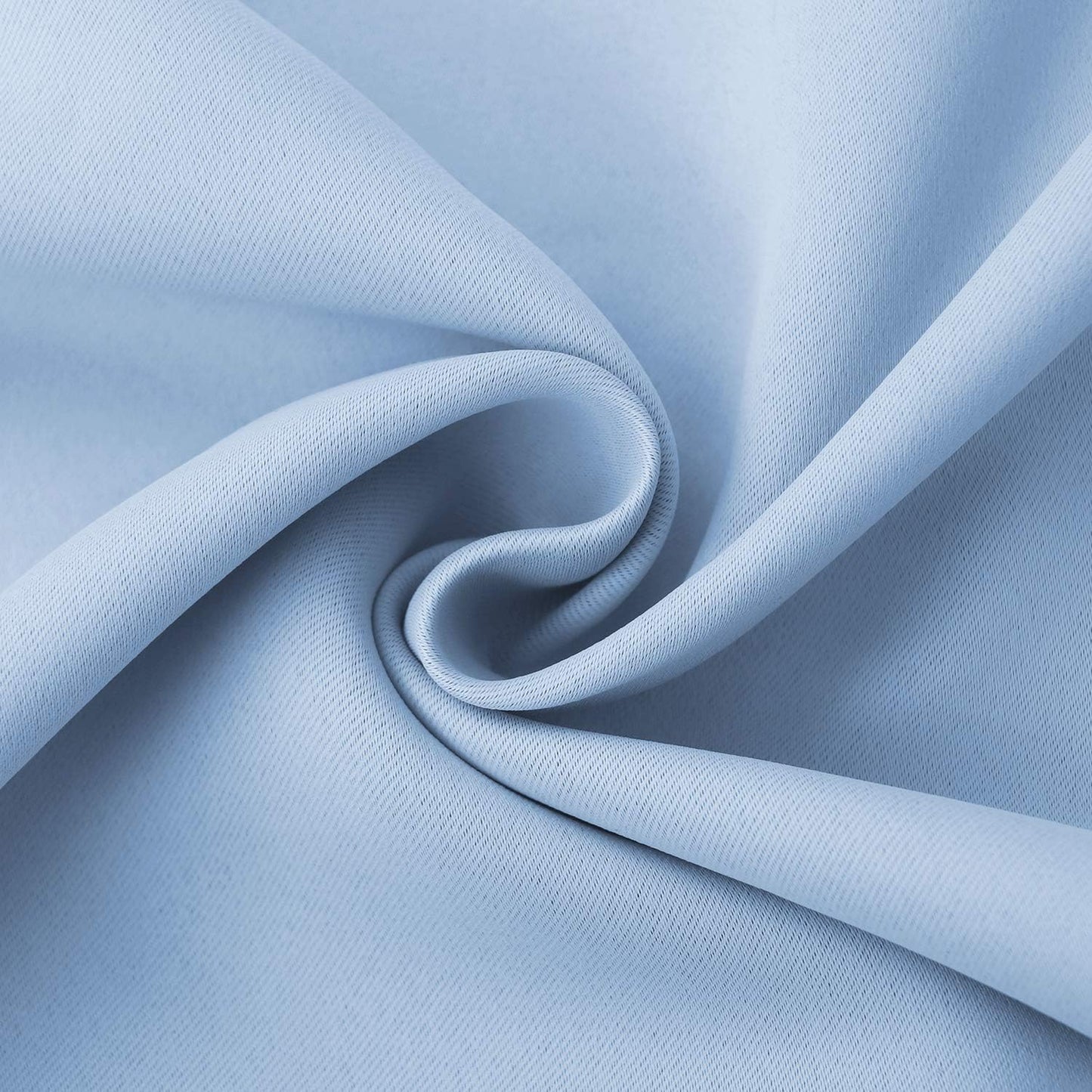 BGment Light Blue Blackout Curtains 36 Inch Length for Kitchen Cafe Window - Short Thermal Insulated Drapes Privacy Protection for Nursery Kids Bedroom Bathroom, 42 x 36 Inch, 2 Panels