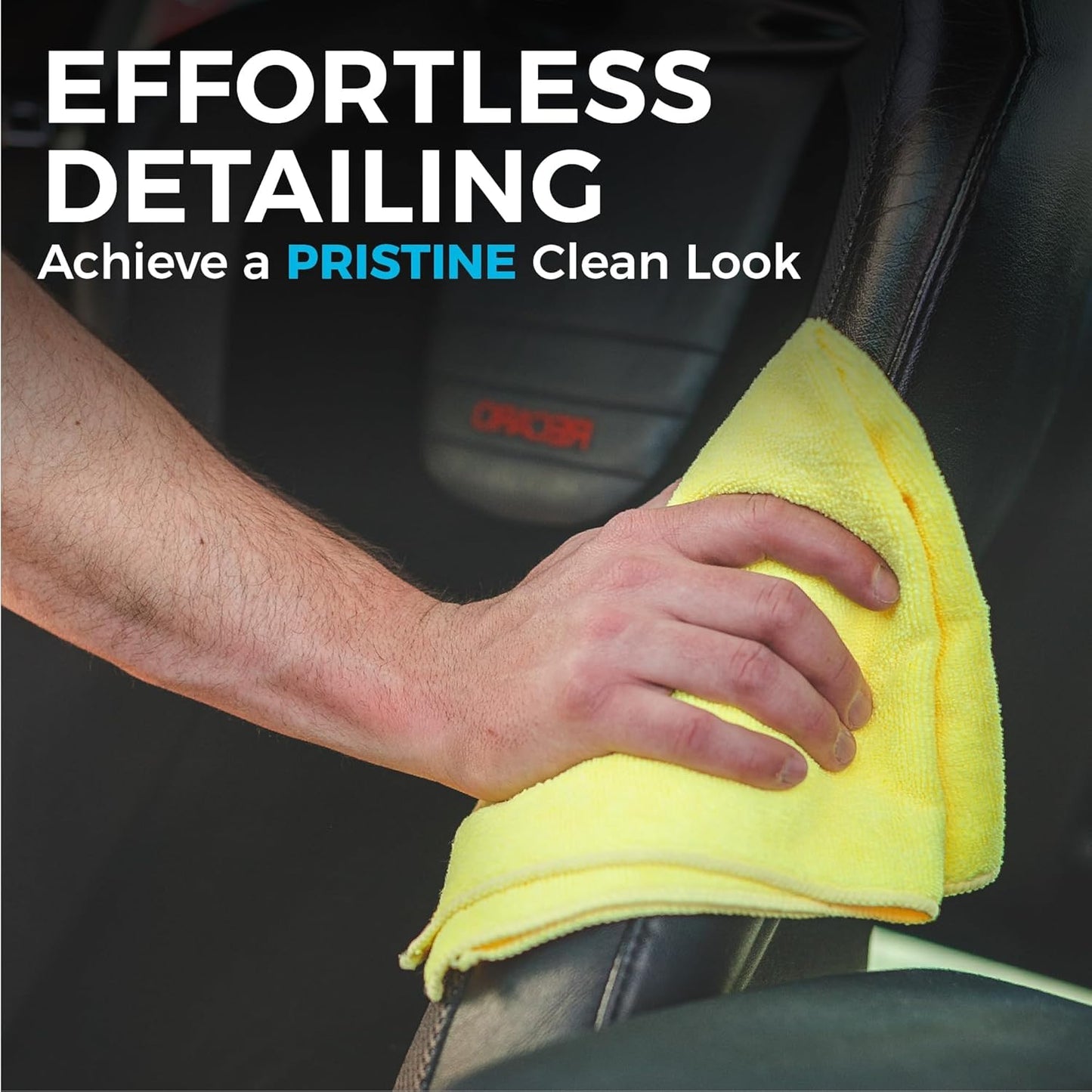 The Rag Company - All-Purpose Microfiber Terry Cleaning Towels - Commercial Grade, Highly Absorbent, Lint-Free, Streak-Free, Kitchens, Bathrooms, Offices, 300gsm, 14in x 14in, Ice Grey (12-Pack)