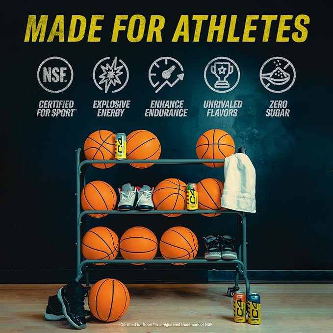 C4 Original Sugar Free Energy Drink 16oz (Pack of 12) | Cherry Limeade | Pre Workout Performance Drink with No Artificial Colors or Dyes