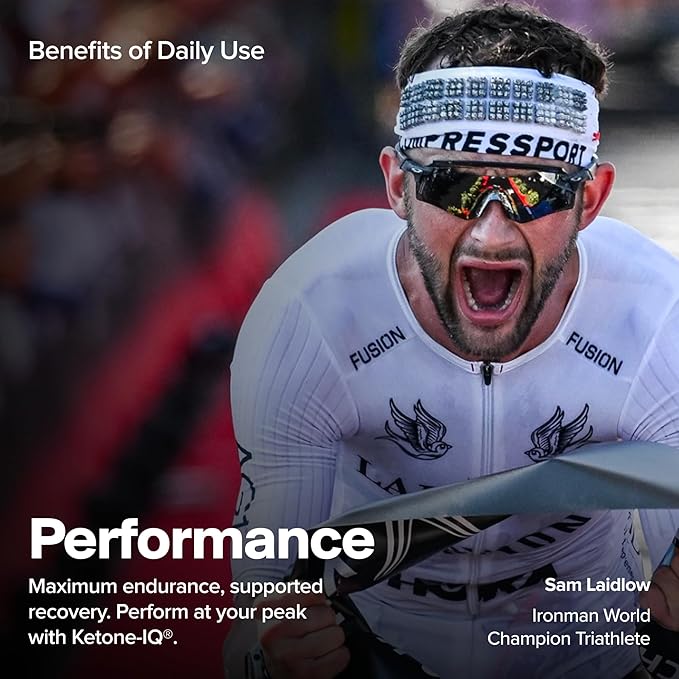 No Caffeine Exogenous Ketone Drink - 1 Month Supply of Caffeine-Free Energy Drinks with 10g Bioidentical Ketones Per Serving - Sugar Free, Salt Free, and All Natural (1 Month Supply)