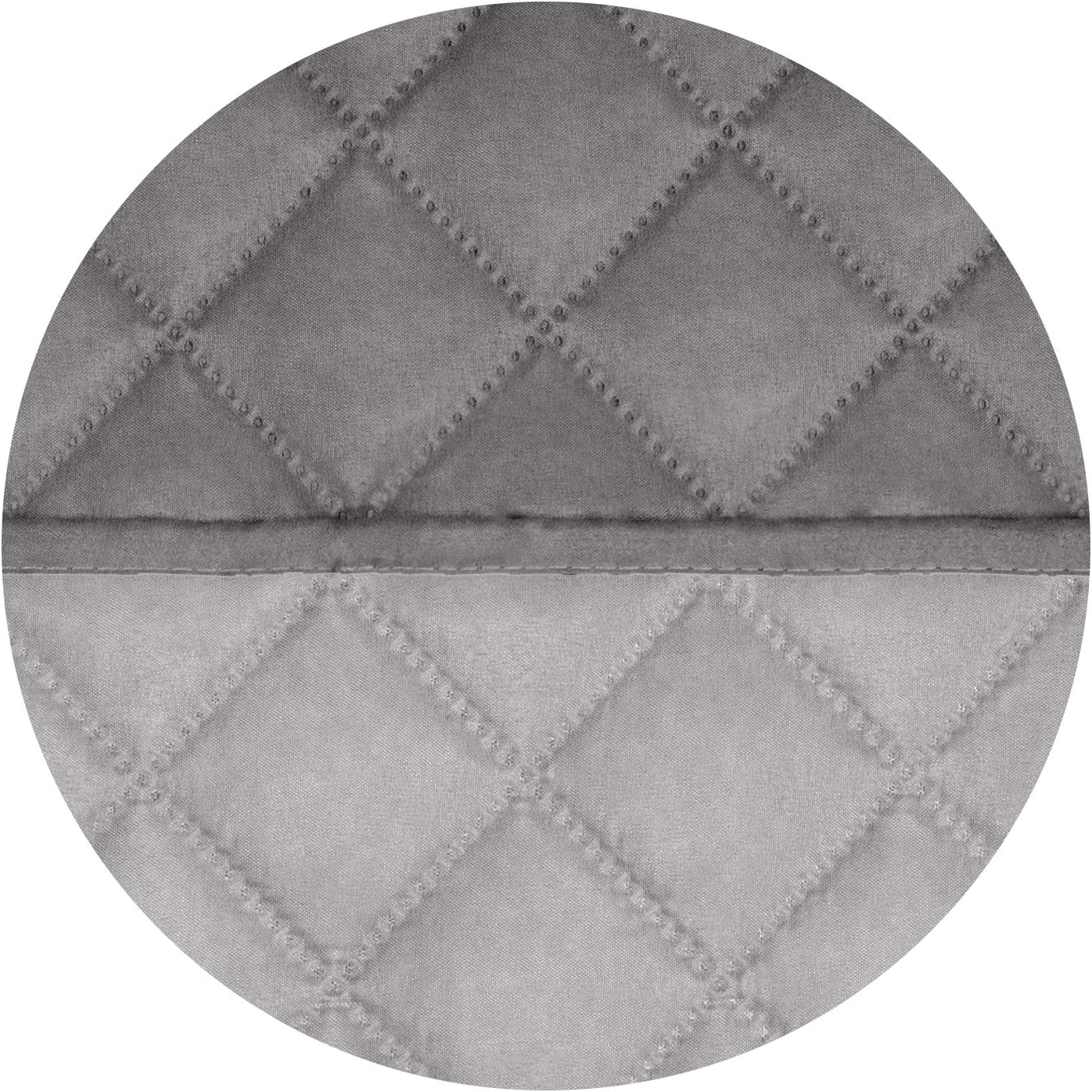 PureFit Reversible Quilted Sofa Cover, Water Resistant Slipcover Furniture Protector, Washable Couch Cover with Non Slip and Elastic Straps for Kids, Dogs, Pets (Sofa, Gray/Light Gray)