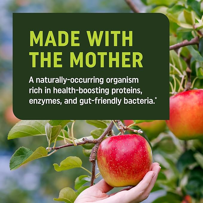 Metabolism Gummies with Apple Cider Vinegar | Energy, Digestion & Lean Body Mass Support | Apple Cider Vinegar Gummies with The Mother, B12 & Folate | Metabolism Support for Women & Men | 60 Ct.