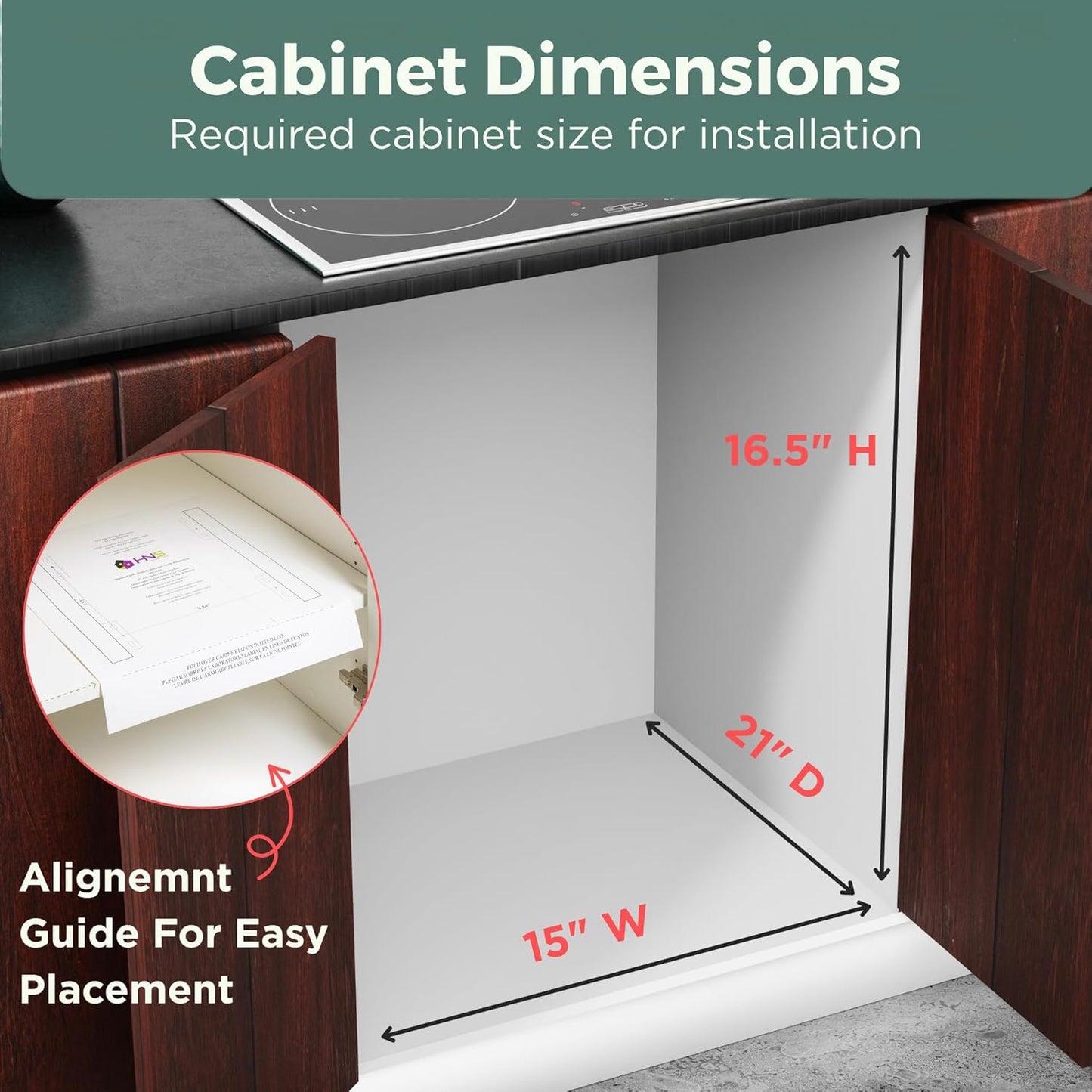 HOLDN’ STORAGE Two Tier Pull Out Cabinet Organizer, Individual Sliding Drawers - Heavy Duty Metal with Lifetime Limited Warranty - Anti Rust Chrome Finish - 14" W x 21”D x 16.5" H