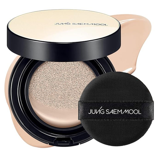 [JUNGSAEMMOOL OFFICIAL] Essential Skin Nuder Cushion (06 Pink Light) | Refill Not Included | Natural Finish | SPF50 Broad Spectrum | Makeup Artist Brand | Cream Foundation
