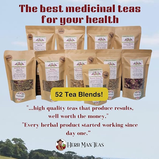 LIVER TEA — Organic Herbal Blend to Support Liver & Gallbladder Function, Healthy Digestion, and Fat Utilization — by Master Herbalist Khabir, Non-GMO, No Additives