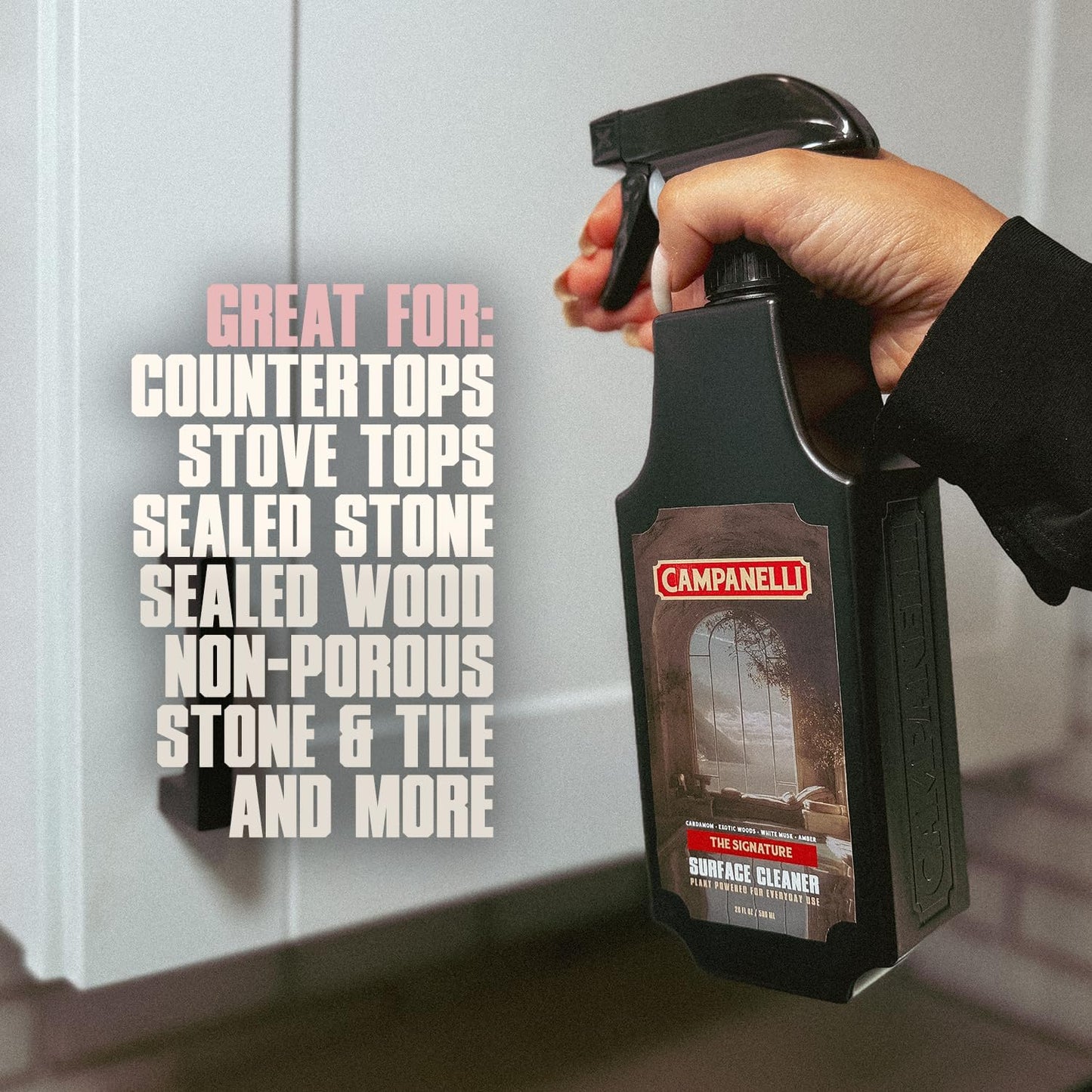 Multi-Surface Cleaning Spray Solution, Plant-Powered, Scented (Peppermint Mochaccino)