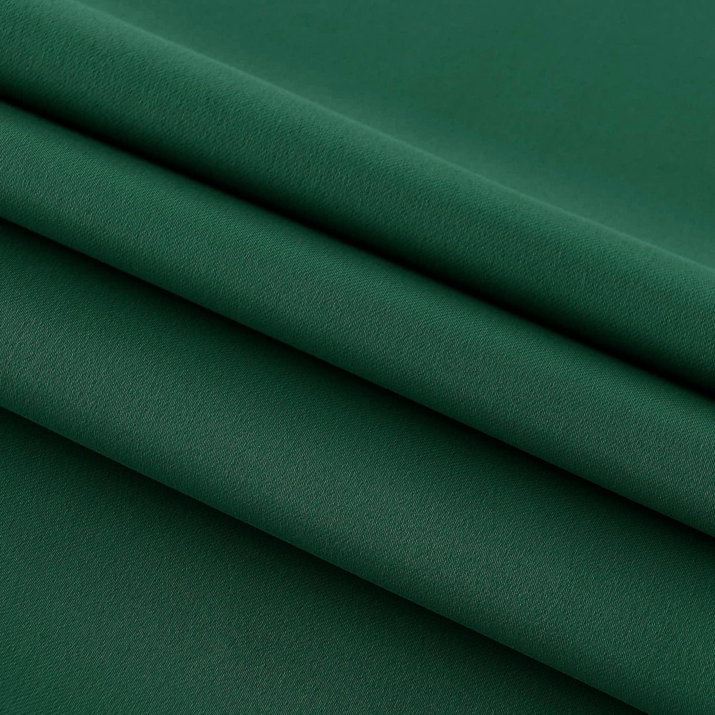 DWCN French Door Curtains – Rod Pocket Thermal Blackout Curtain for Window/Patio Doors/Doorways/Classroom/Kitchen for Privacy, 25W by 40L Inches, 1 Panel with Tieback, Hunter Green