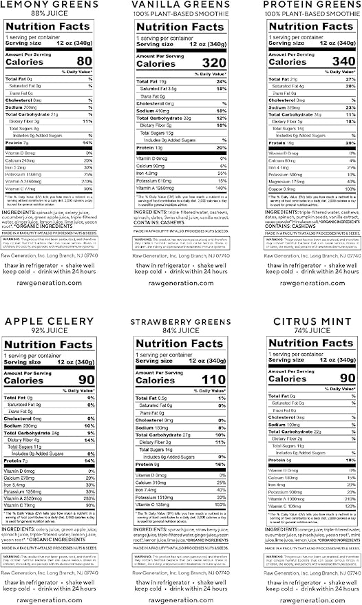 Raw Generation Cleanse for 2 – Two 5-Day Lower Sugar Cleanses for You & A Partner | Boost Digestion & Eliminate Bloating | Less Sugar & 35gProtein Daily | Gut, Colon, Liver